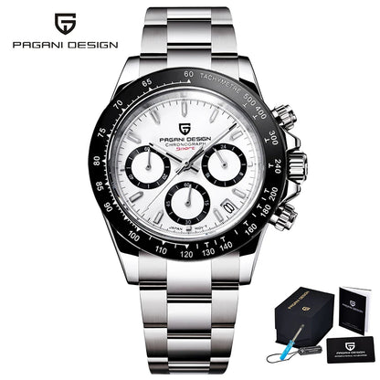 New 2024 Quartz Men'S Watches Business Watch Mens Watches Top Brand Luxury Watch Men Chronograph VK63 Waterproof