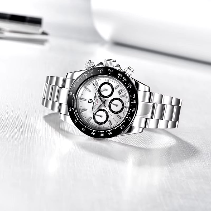 New 2024 Quartz Men'S Watches Business Watch Mens Watches Top Brand Luxury Watch Men Chronograph VK63 Waterproof